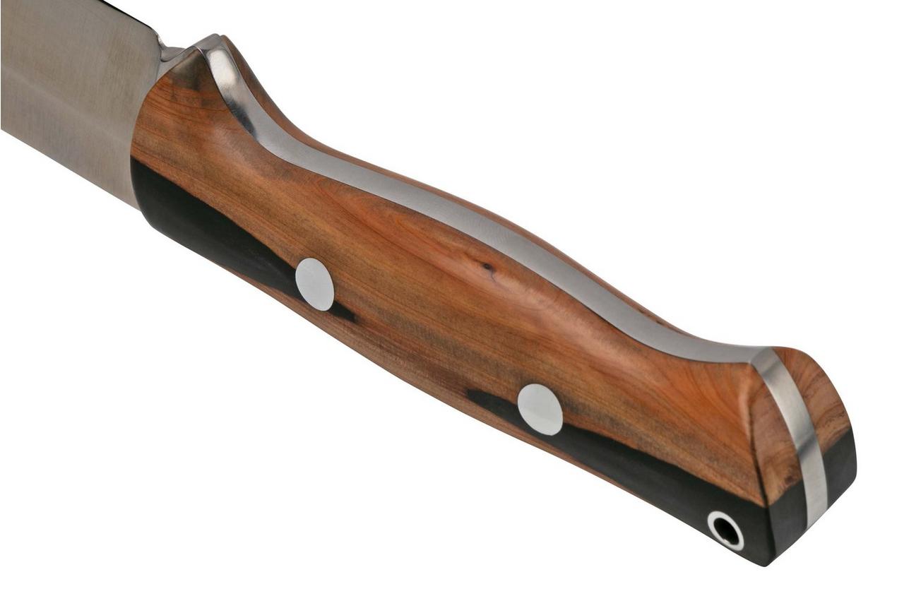 Bark River Bravo 1.5 Rampless CPM 3V Field Knife, Black Texas Fencepost