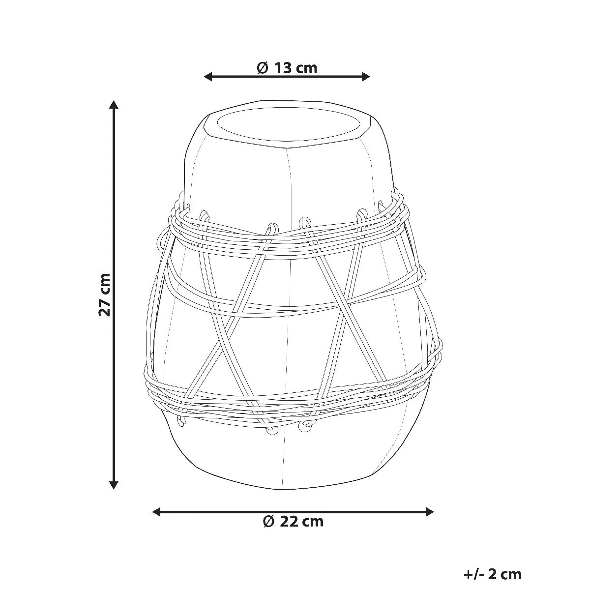 BELIANI Vase Kamering