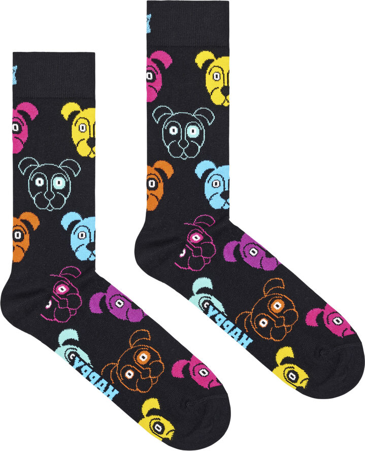 Happy Socks Dog Sock Black/multi