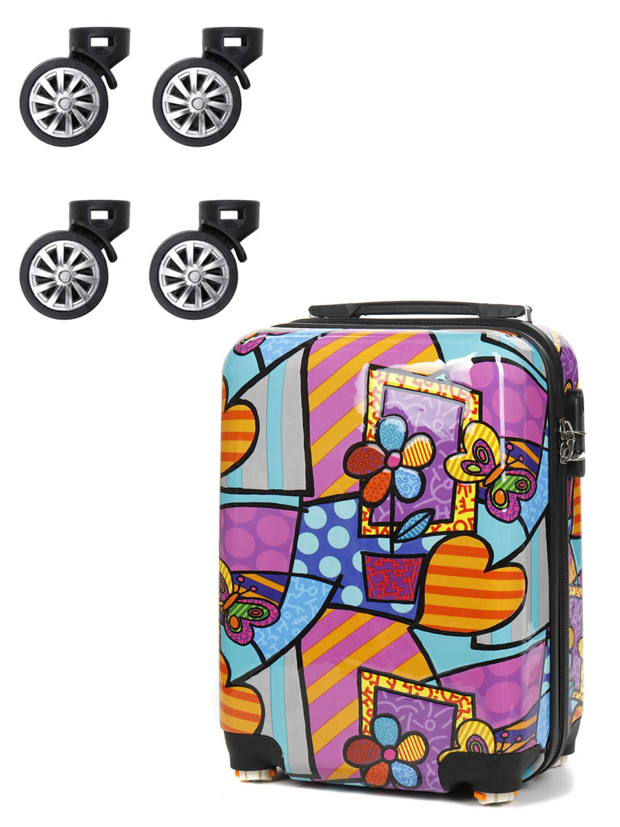 Ensemble 4 valises Madisson Pop Patchwork et vanity