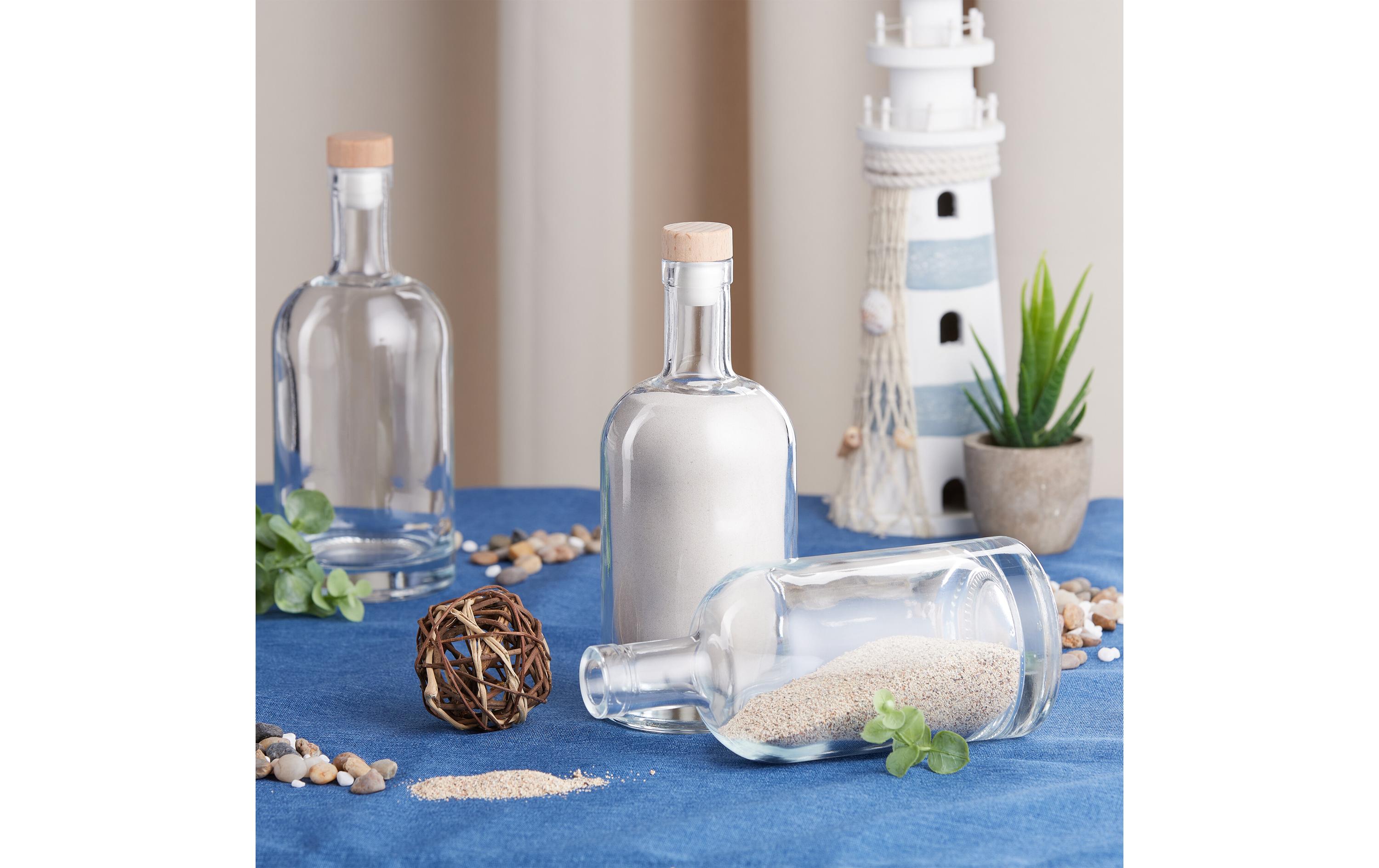 Einmachflasche 500 ml, 12 StückTransparente Schnapsflaschen