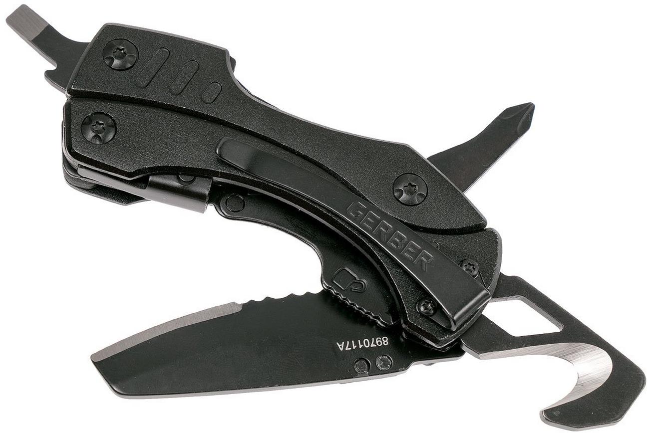 Gerber Crucial multitool zwart in blister. 31-001518