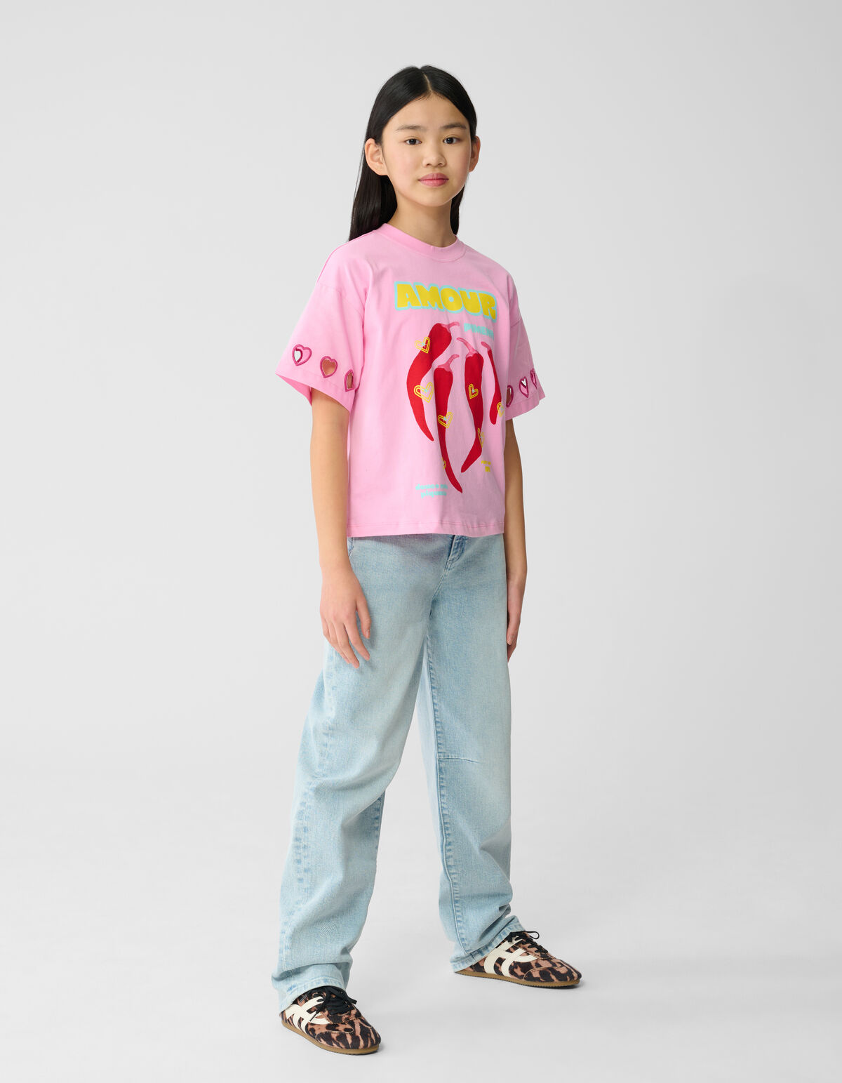 Barrel Fit Jeans Bleached