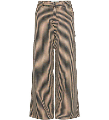 Sofie Schnoor Jeans - Gitte - Chocolate Brown m. Streifen