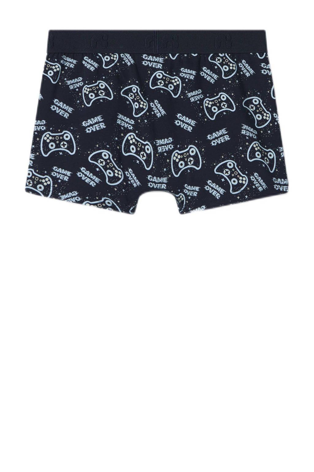 boxershort Game - set van 3 donkerblauw