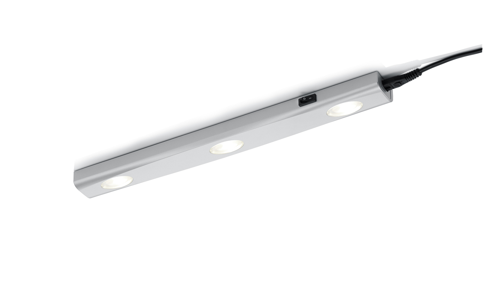 LED-Unterbauleuchte - titanfarbig - 3-flammig - 1 Watt - warmweiß