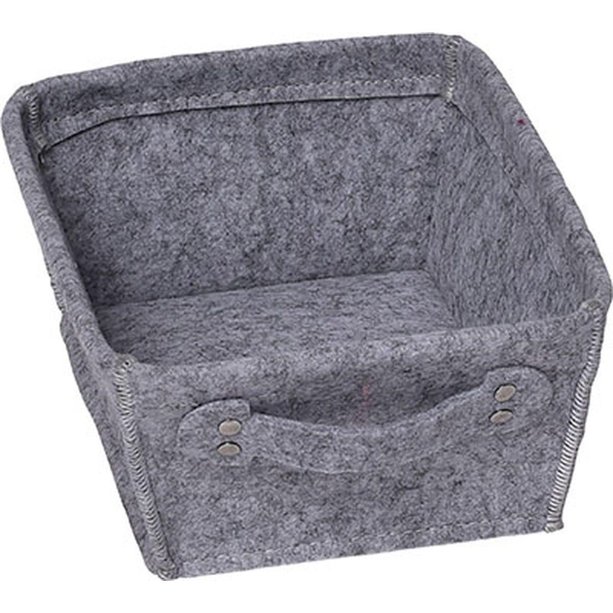 PETITE PANIERE DRESSING EVASEE EN FEUTRINE AVEC UNE POIGNEE