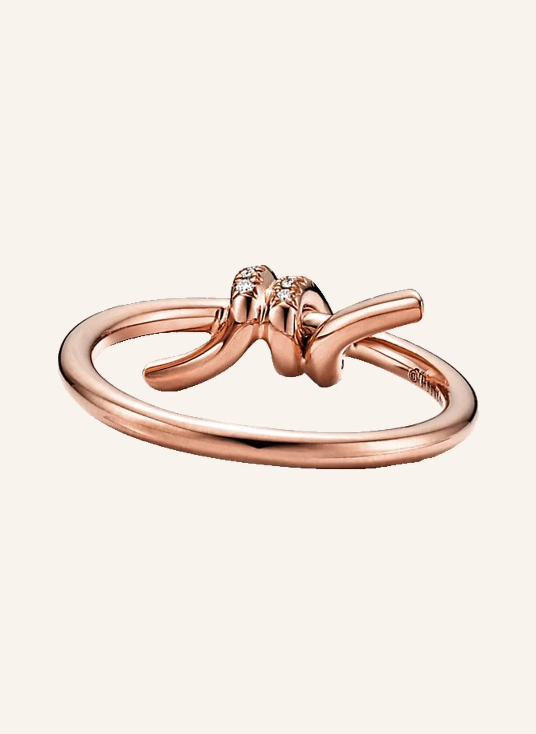 TIFFANY & Co. Tiffany Knot RING aus 18 Karat Roségold