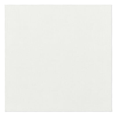 Tischdecke gewaschenes Leinen, Weiß, 130 × 130 cm