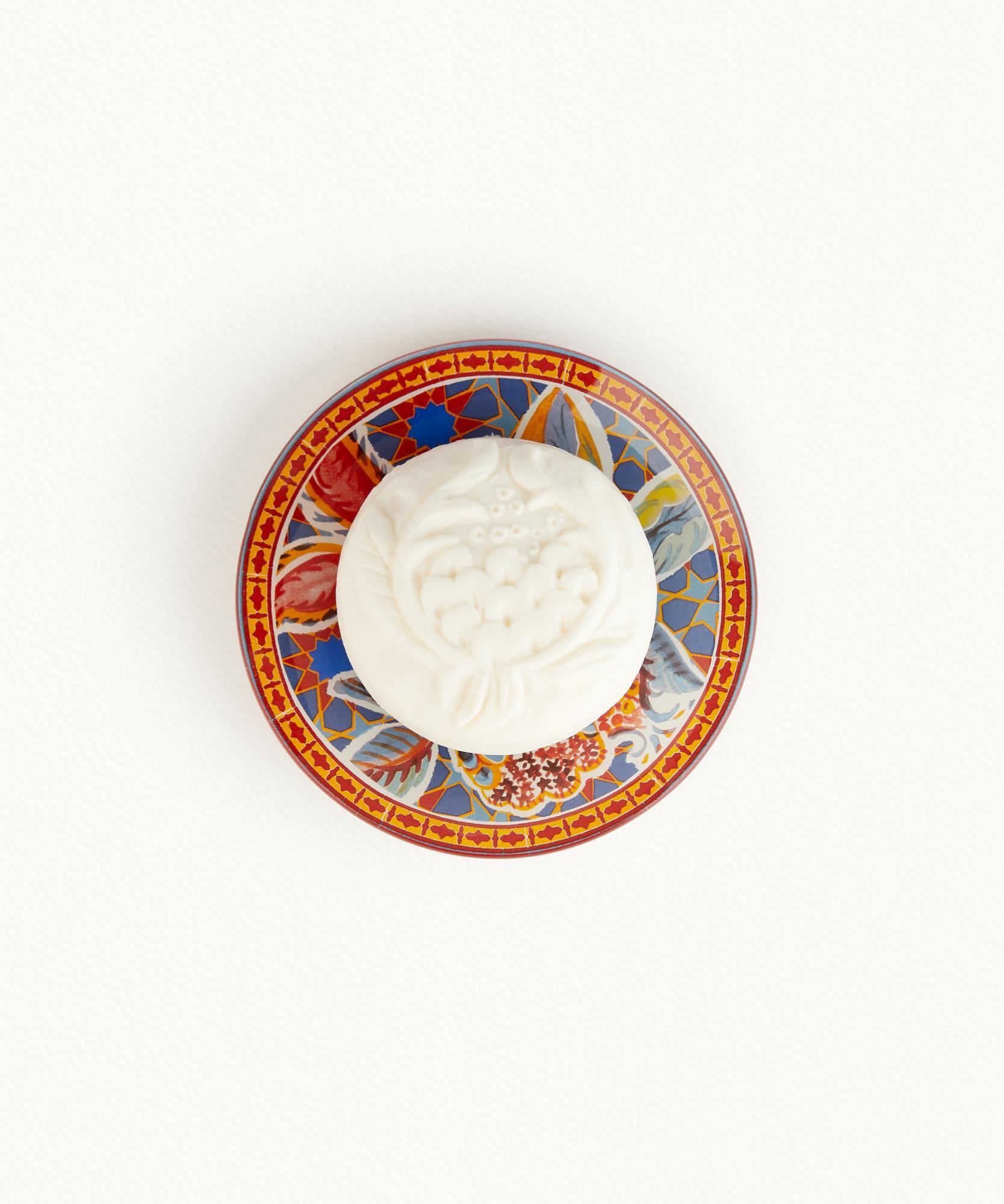 Grenade Pivoine  Savon & porte savon - 150 g