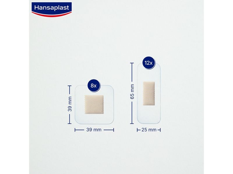 Hansaplast Wundpflaster Aqua Protect 20 Stück 100% Wasserdichtes Pflaster