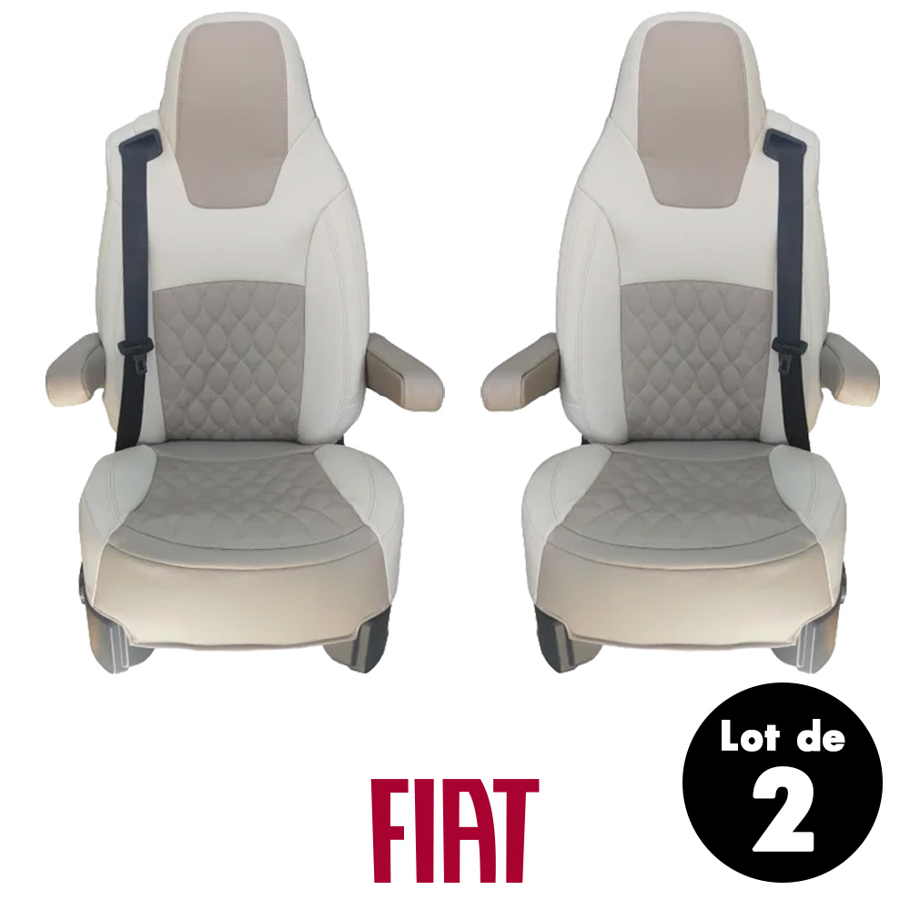 Housses de siège Captain Chair Ducato avec ceinture intégrée
