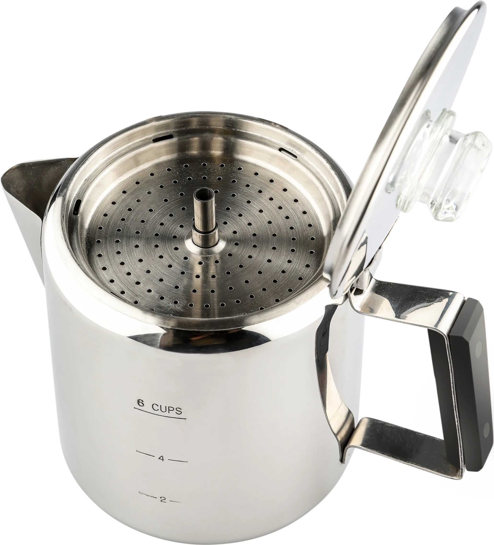 iFish Perkulator 6-Koppar Stainless Steel