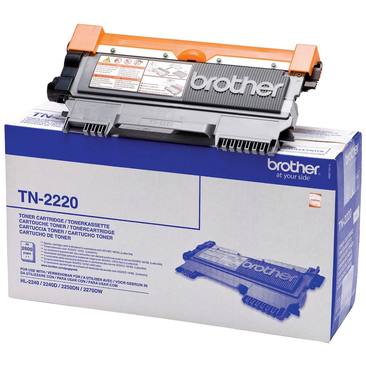 Brother toner TN-2220 Sort