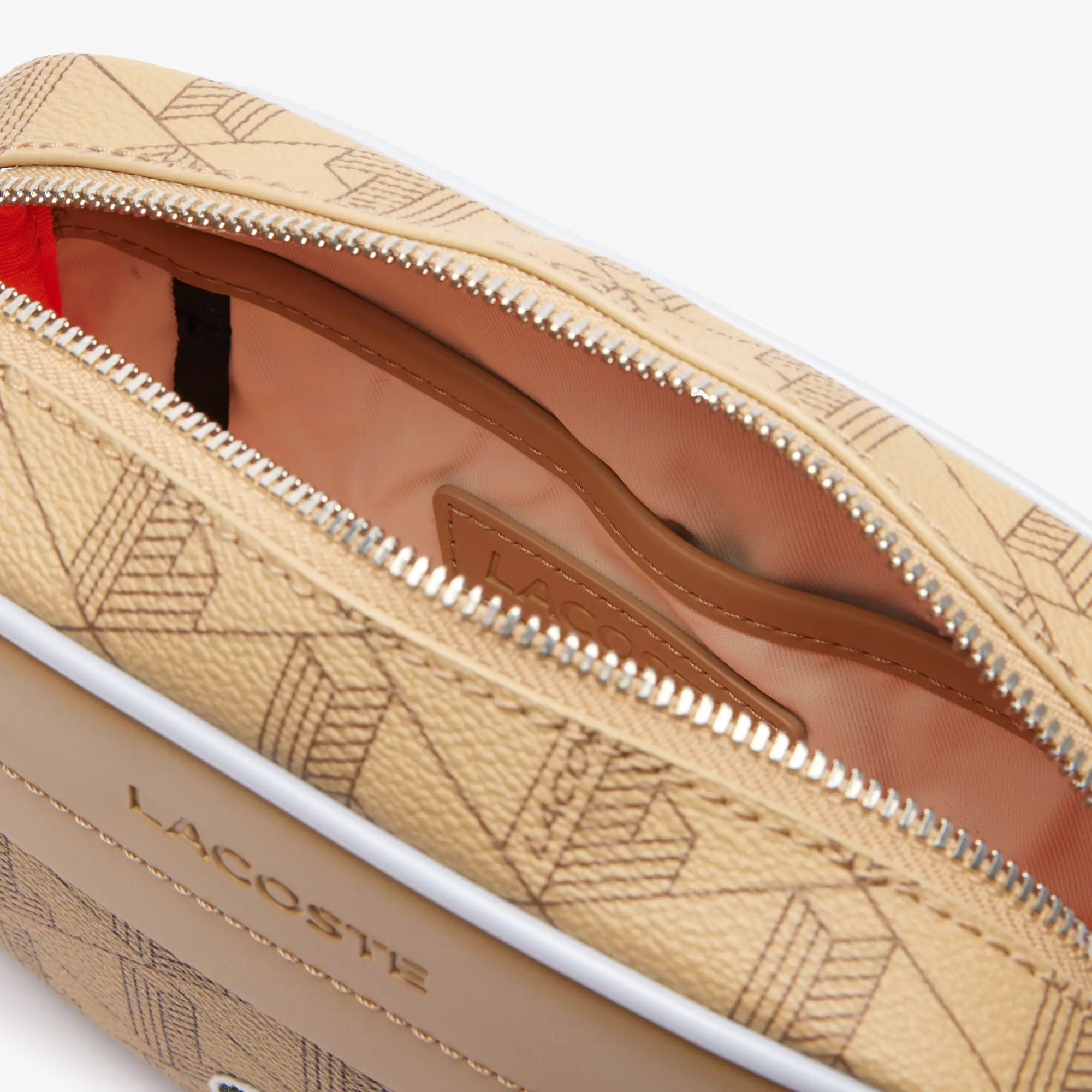 Kleine Umhängetasche The Blend mit genarbtem Effekt Umhängetaschen & Gürteltaschen - Beige - Lacoste - Herren