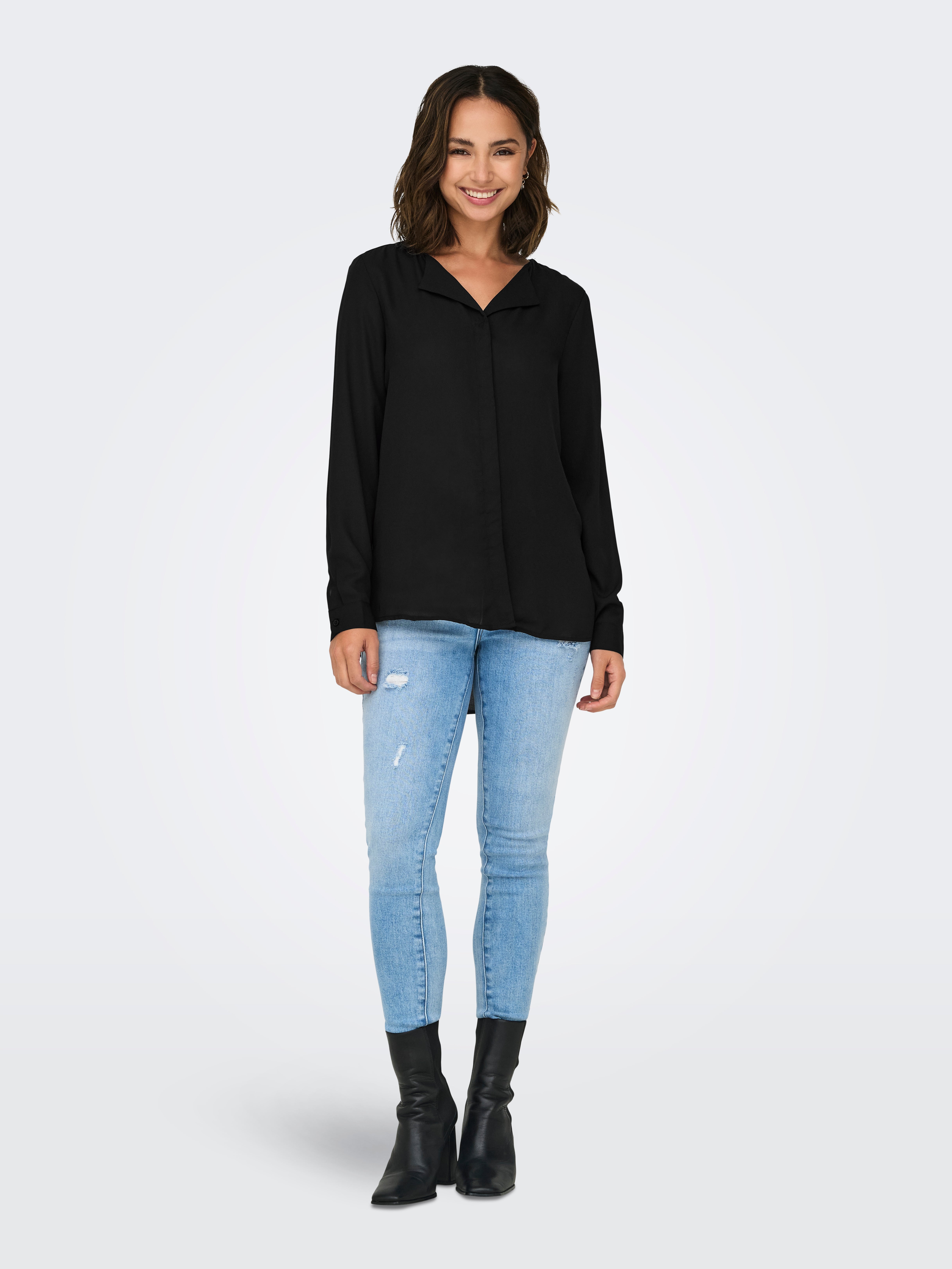 ONLTIANA Hemd Black