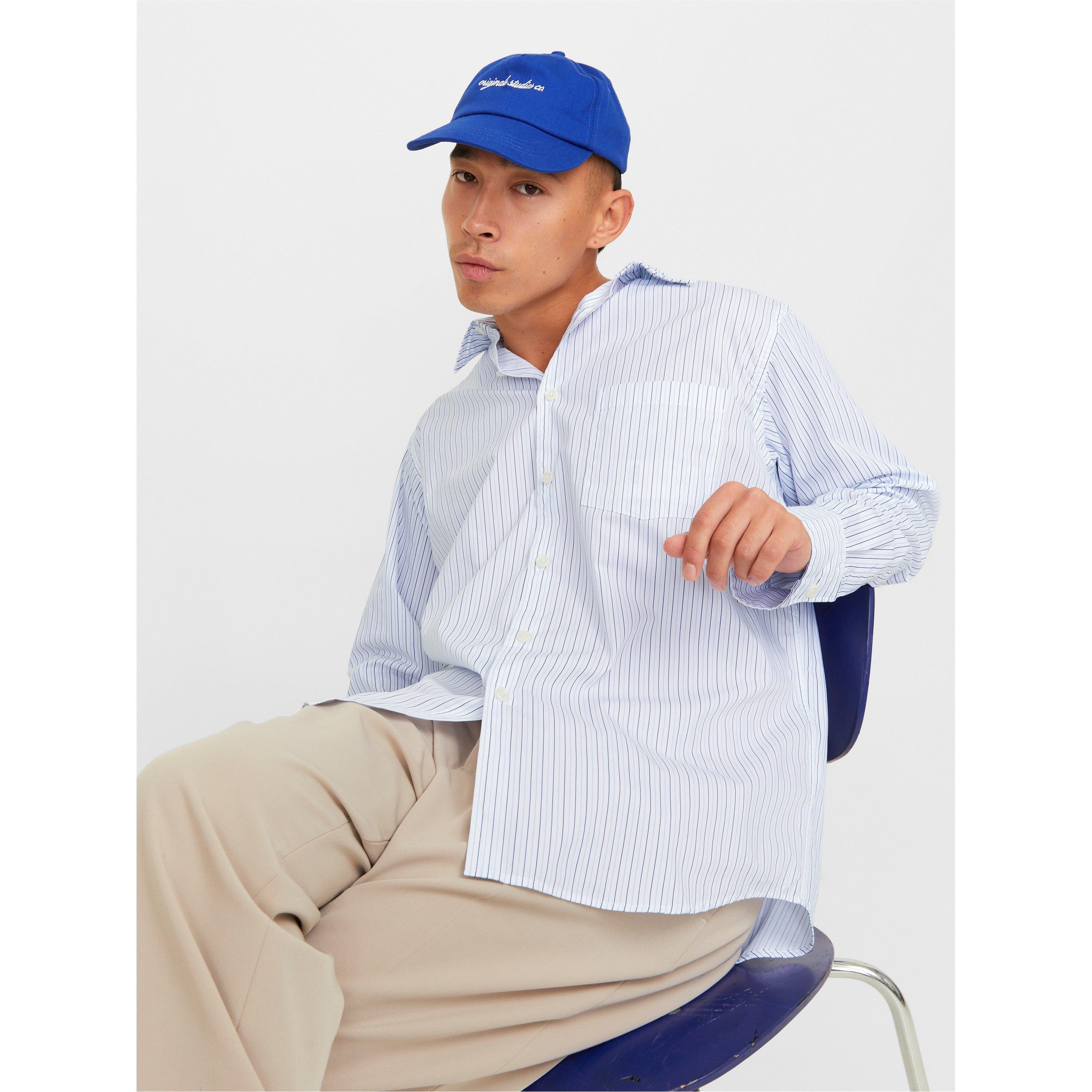Jack and Jones Long Sleeve Oversized Shirt Mens