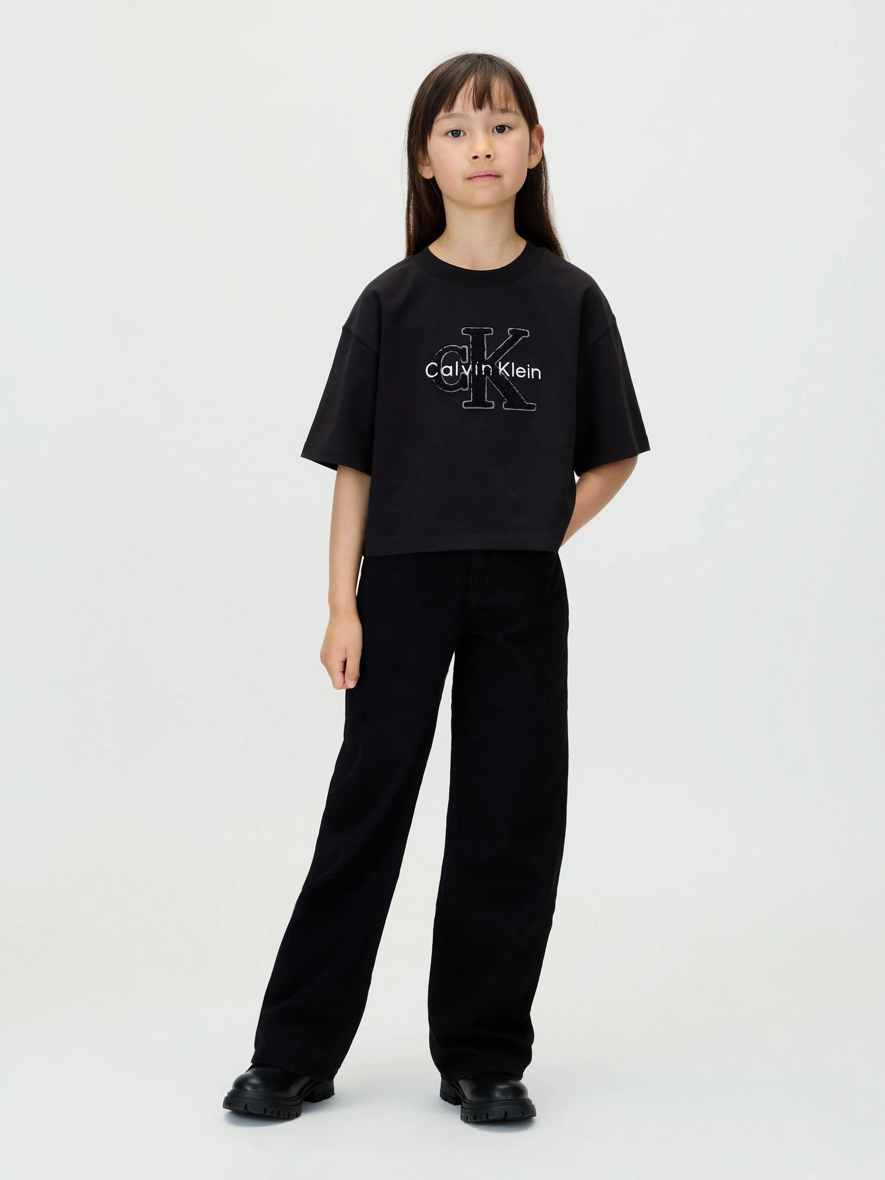 Calvin Klein Jeans met hoge taille en wijde pijpen