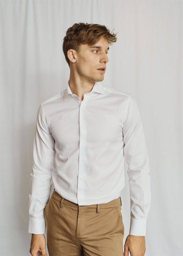 Bruun & Stengade BS Donovan Slim Fit Shirt White