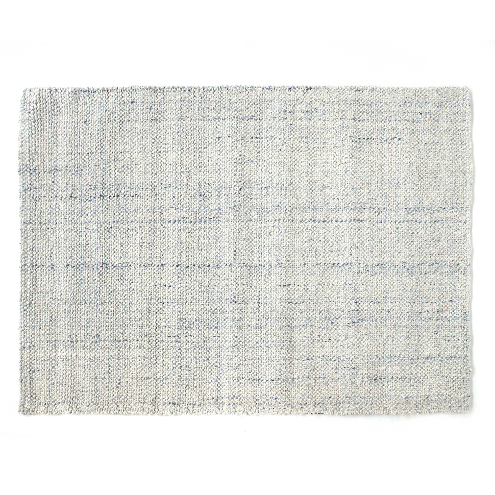 Teppich 'Delea' weiß-blau, B 200 cm, L 140 cm von fischer's lagerhaus