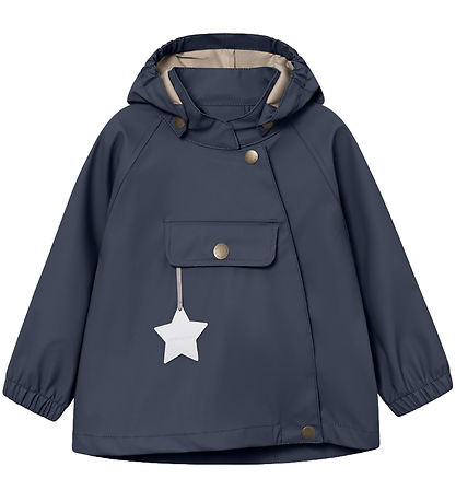Mini A Ture Regenkleidung m. Träger - PU - MatWainis - Ombre Blu