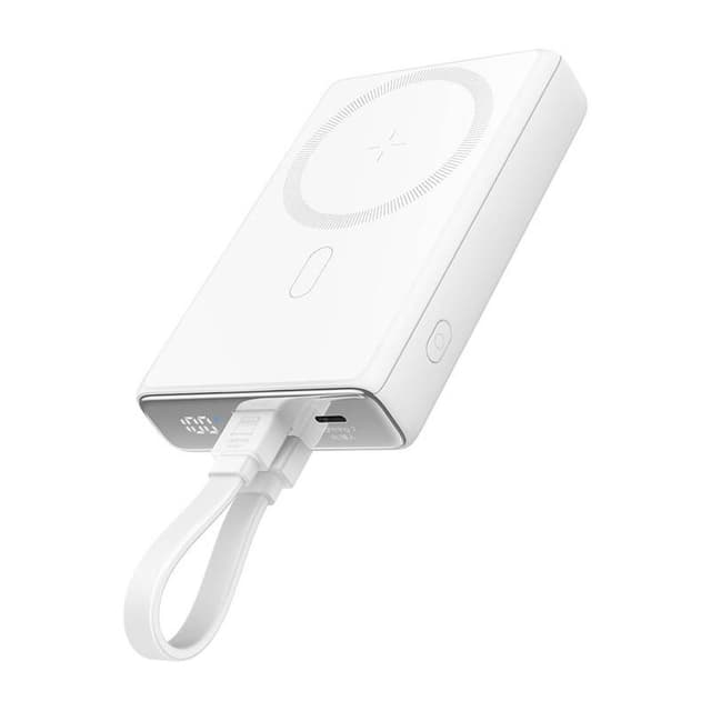 Joyroom magnetisk powerbank med stativ JR-PBM01, 20W, 10000mA (hvid)