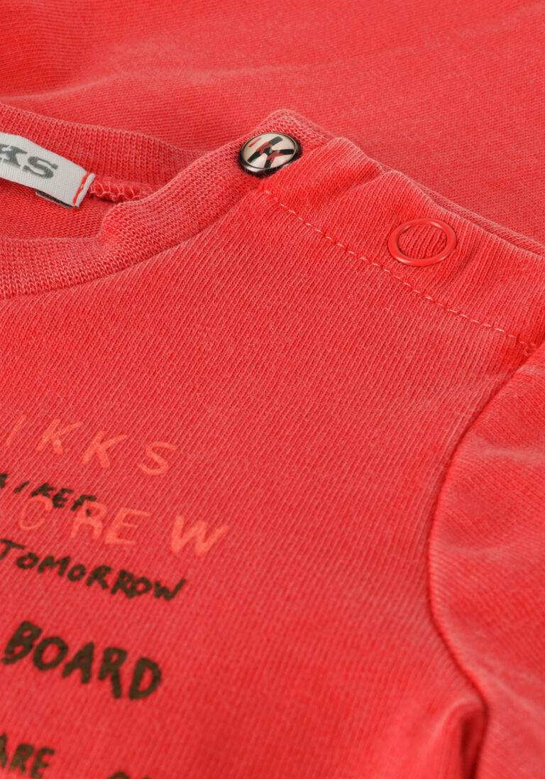 IKKS rode ikks t-shirt tee shirt mc