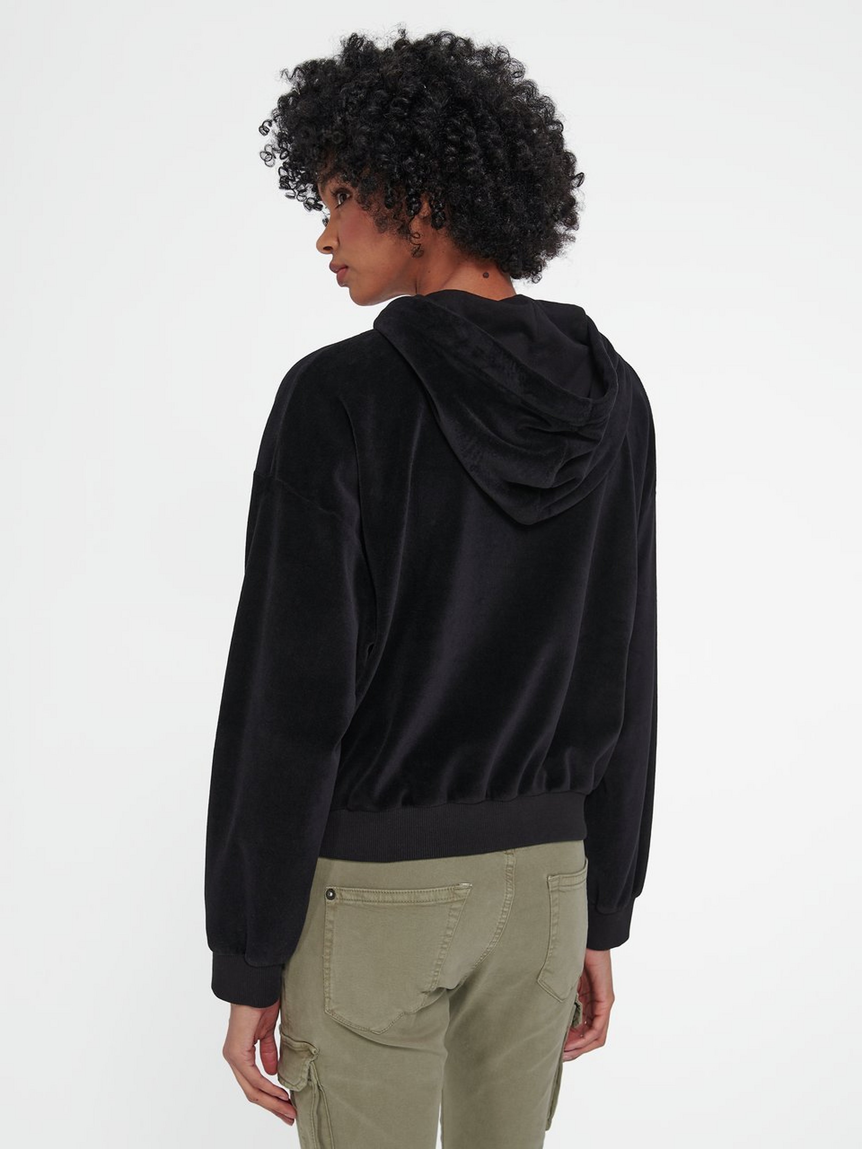 Sweatjacke Iria Jersey Velour