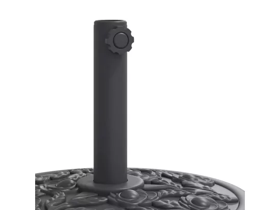 Base de parasol pour mats ?38 / 48 mm 25 kg rond