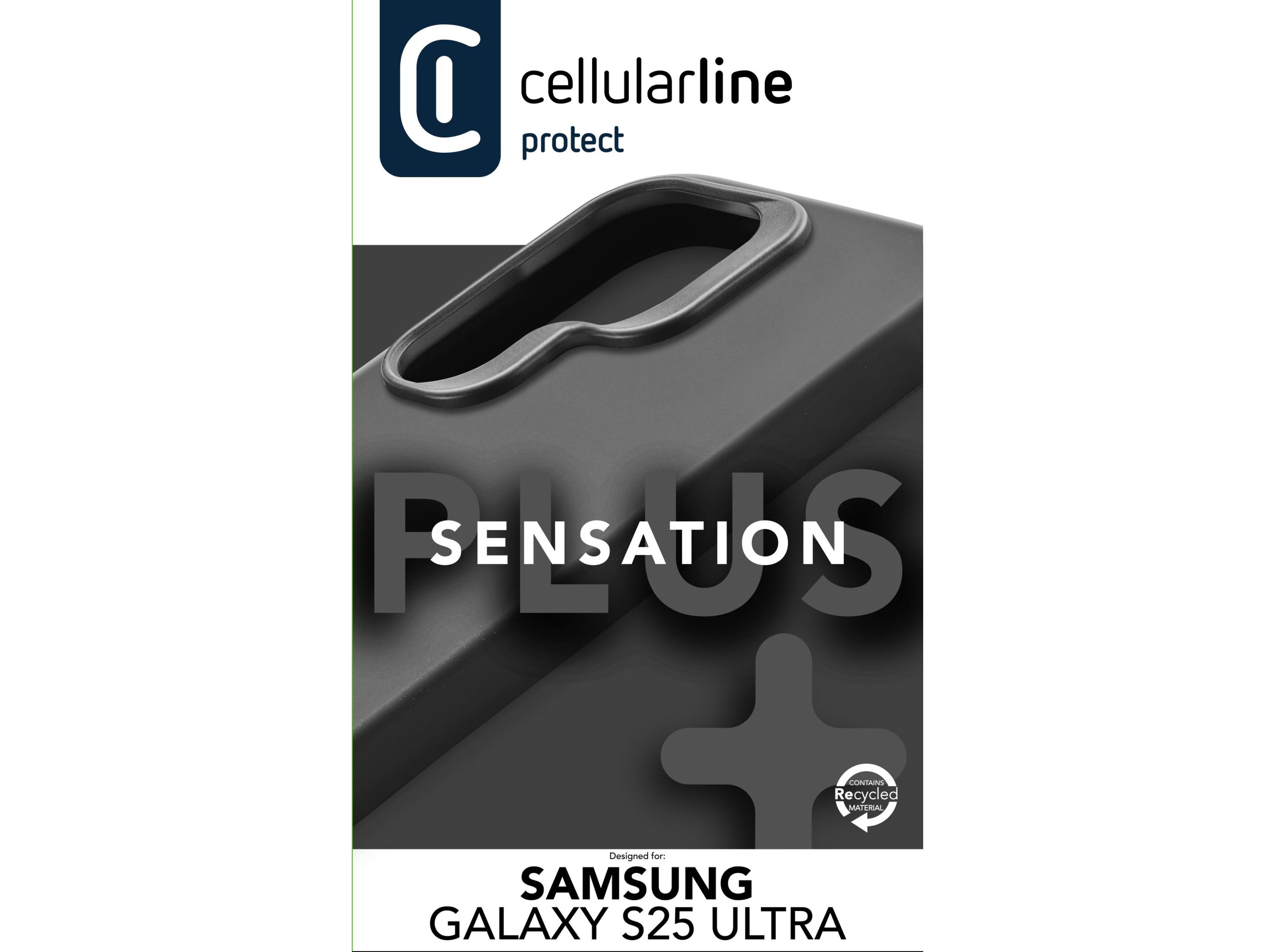 CAPA SENSATION  CELLULARLINE SAMSUNG S25 ULTRA PRETA