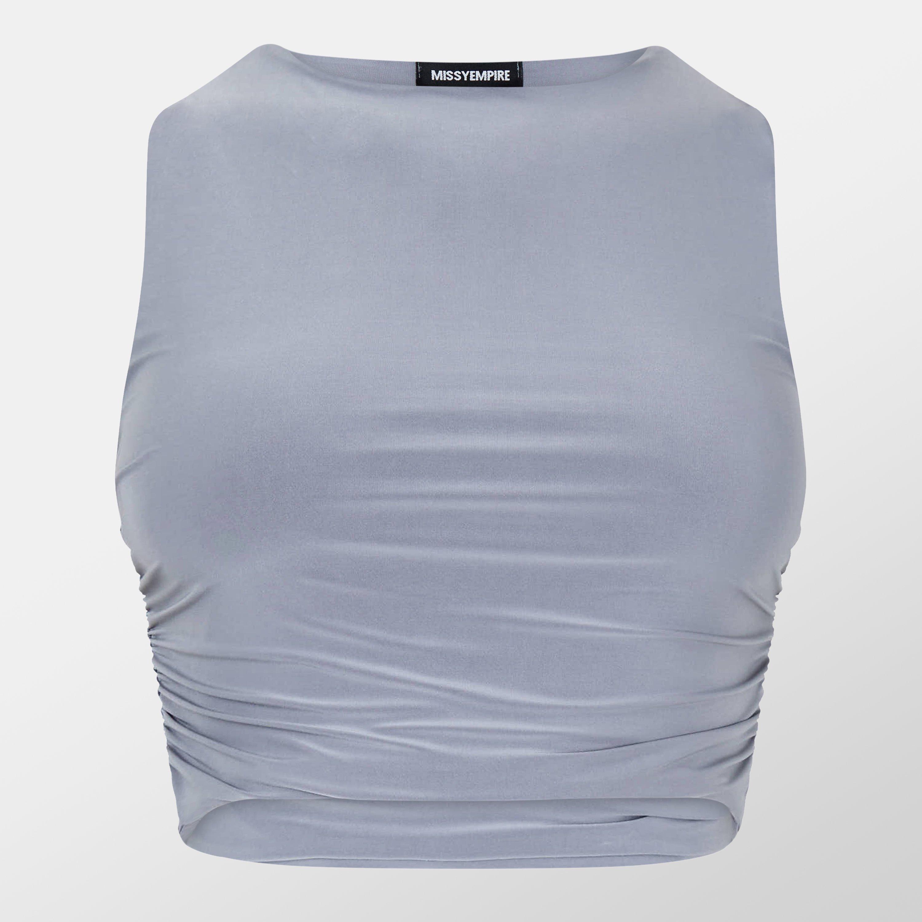 Missy Empire ME Slinky Racer Top Womens