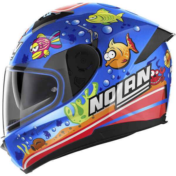 Nolan - Casque N60-6 Gemini Replica Marco Melandri Aquarium Bleu / Multicolore