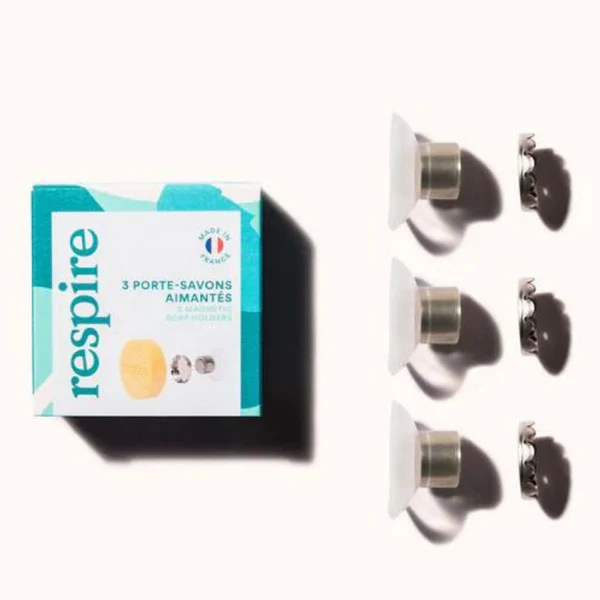 Respire Porte-savon Aimanté x3 3 porte-savons