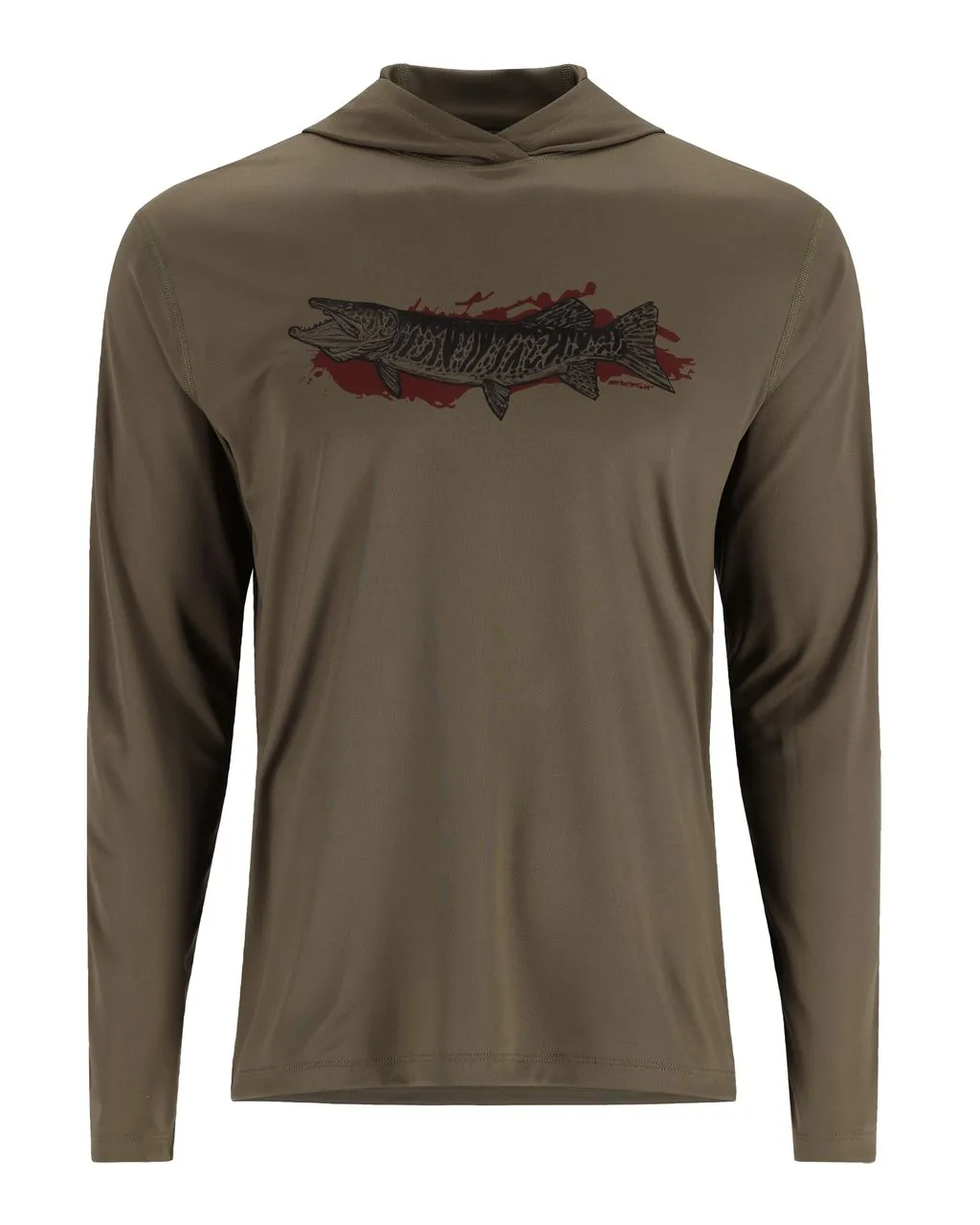 Simms Simms Tech Hoody Artist Series Dark Stone/musky