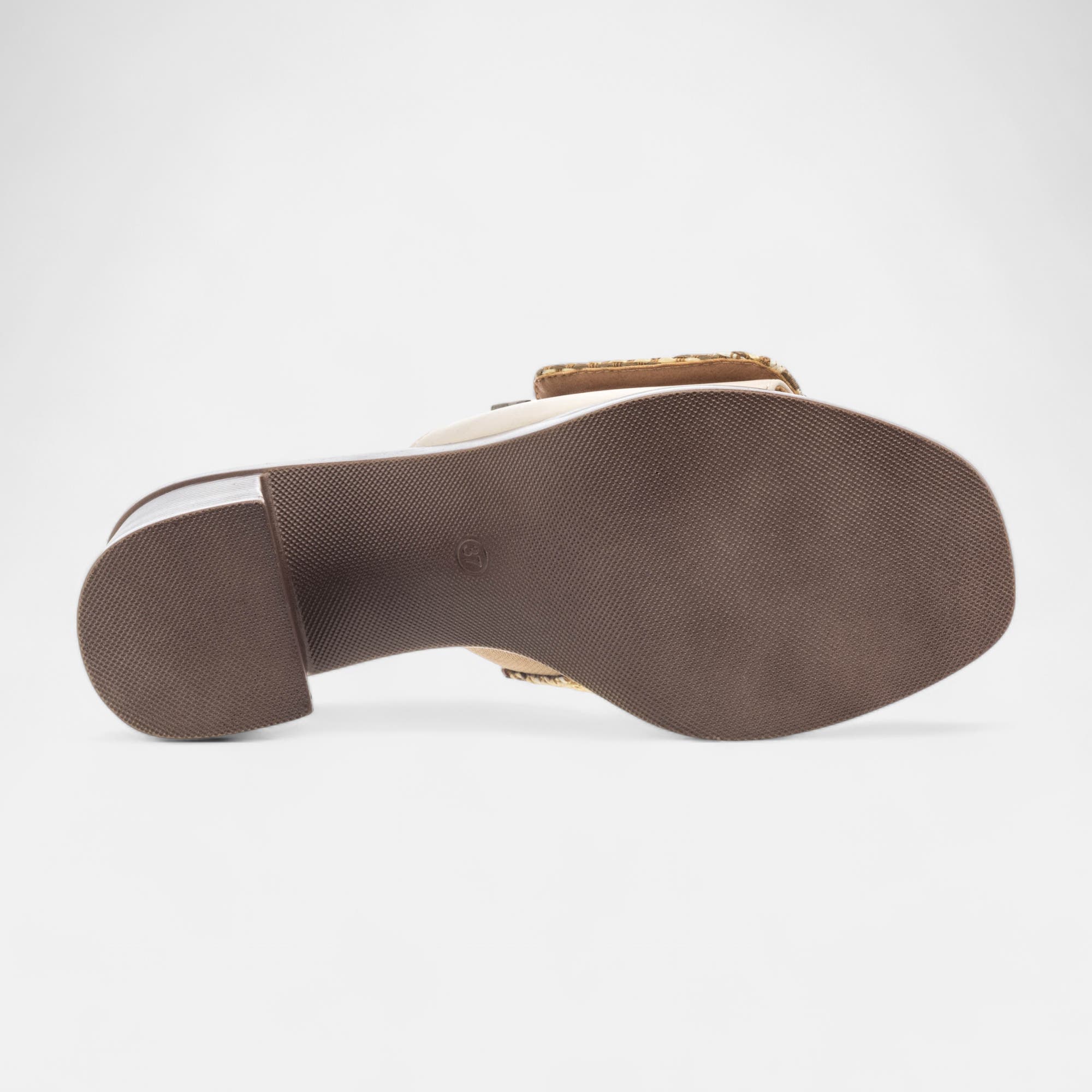 Mules à talon Femme beige