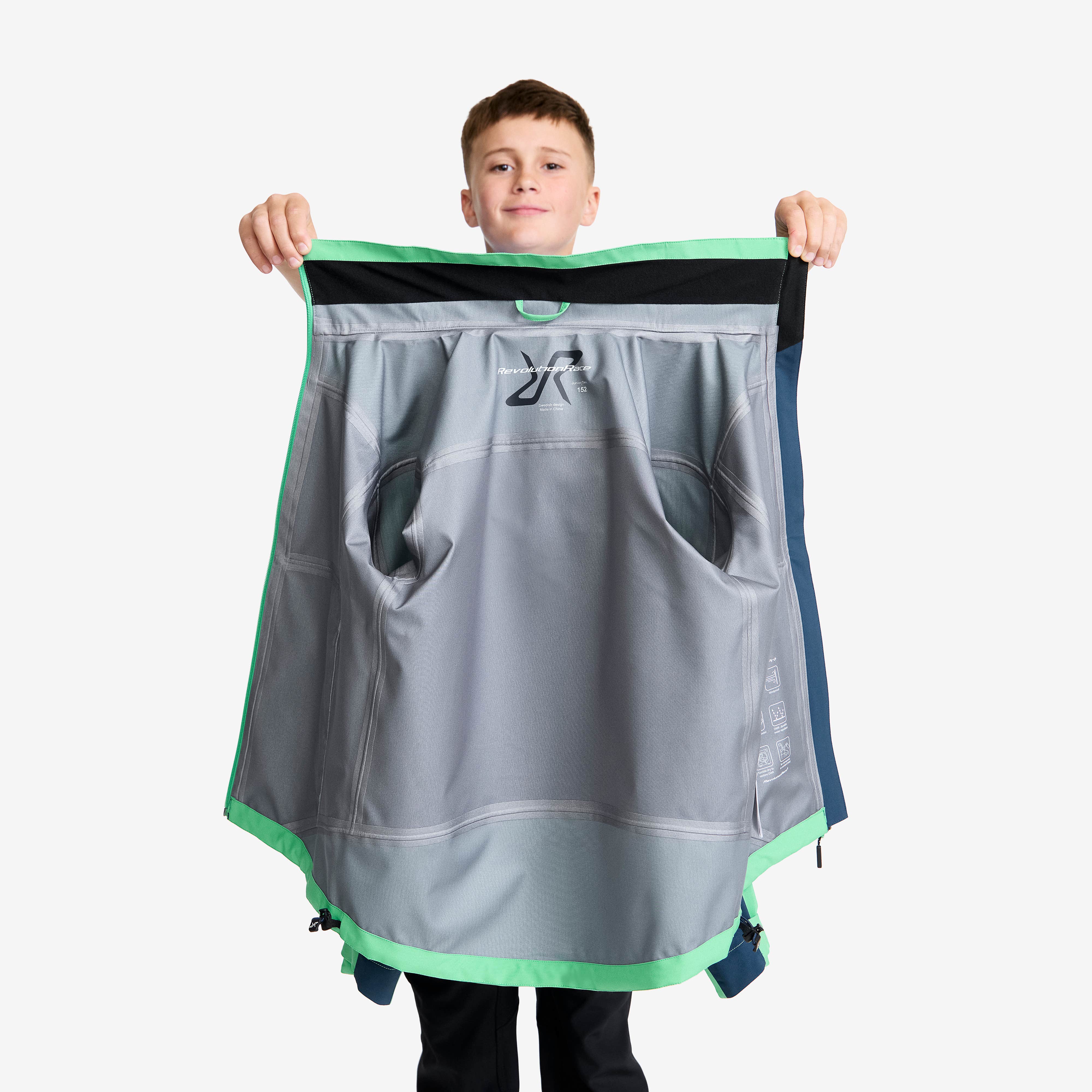 Silence Proshell 3L Jacket Teens Green Spruce/Moonlit Ocean