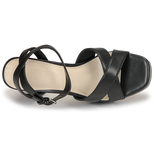 Only - ONLAUTUM-3 PU HEELED SANDAL - Noir