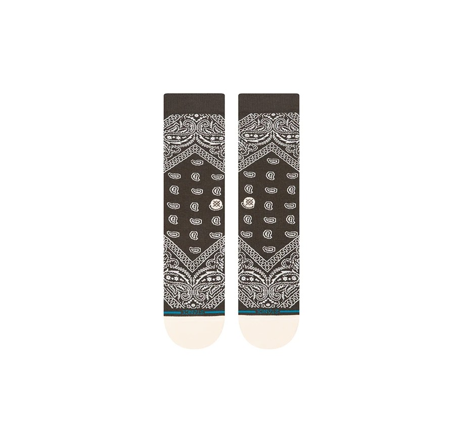 Stance Barrio Crew Washed Black M