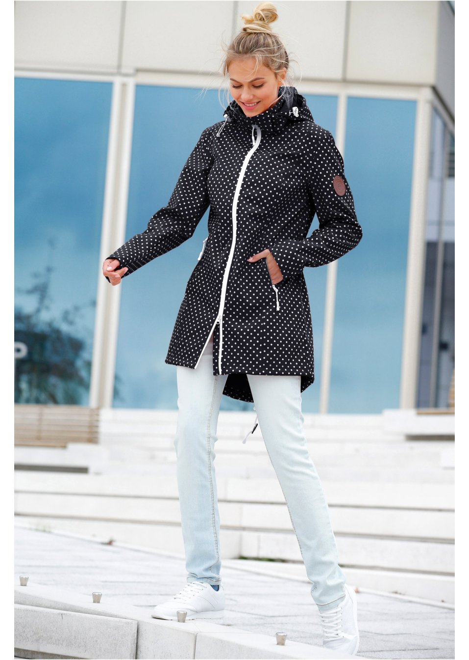 Veste softshell longue