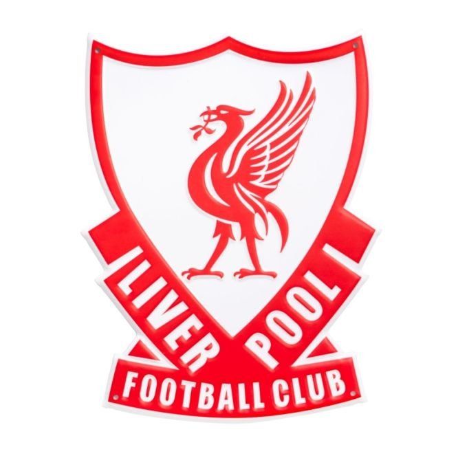 Liverpool Retro Signe Metal - Blanc/Rouge