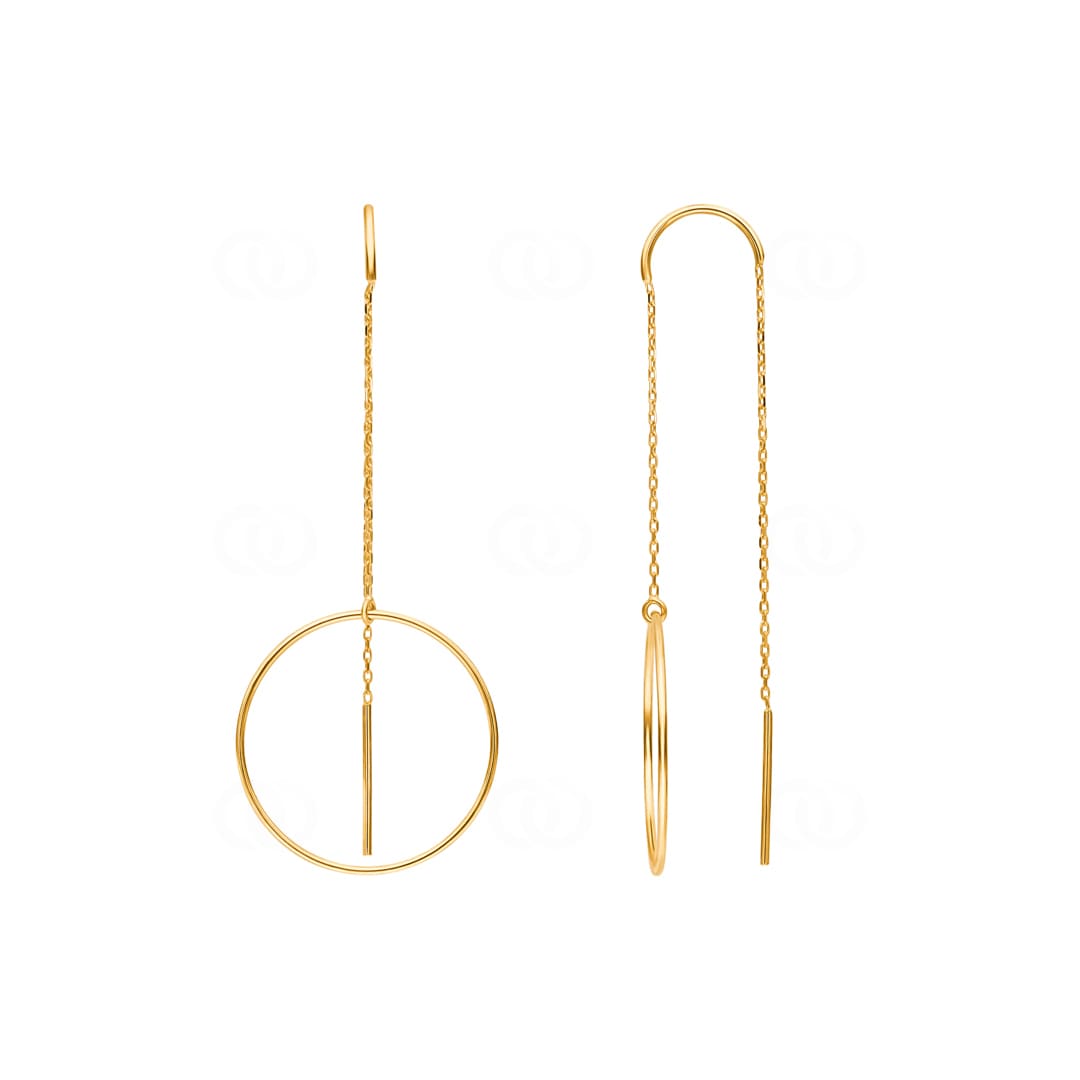Ohrhänger 750/18 K Gelbgold