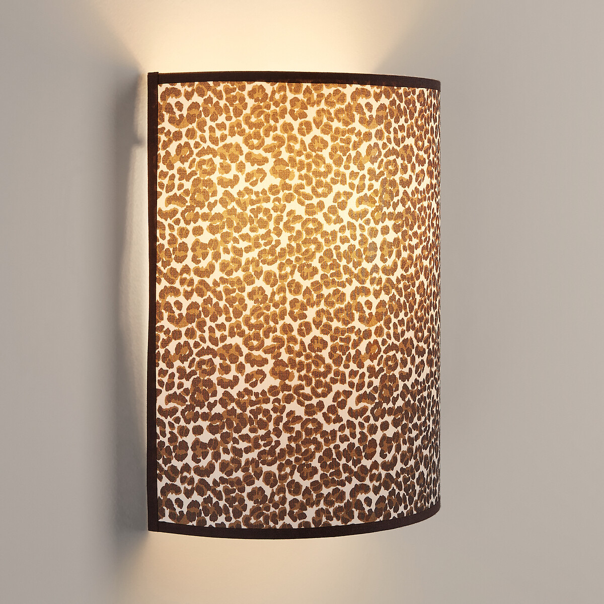 LA REDOUTE INTERIEURS<br>Arandela de algodão com estampa de leopardo Aretha