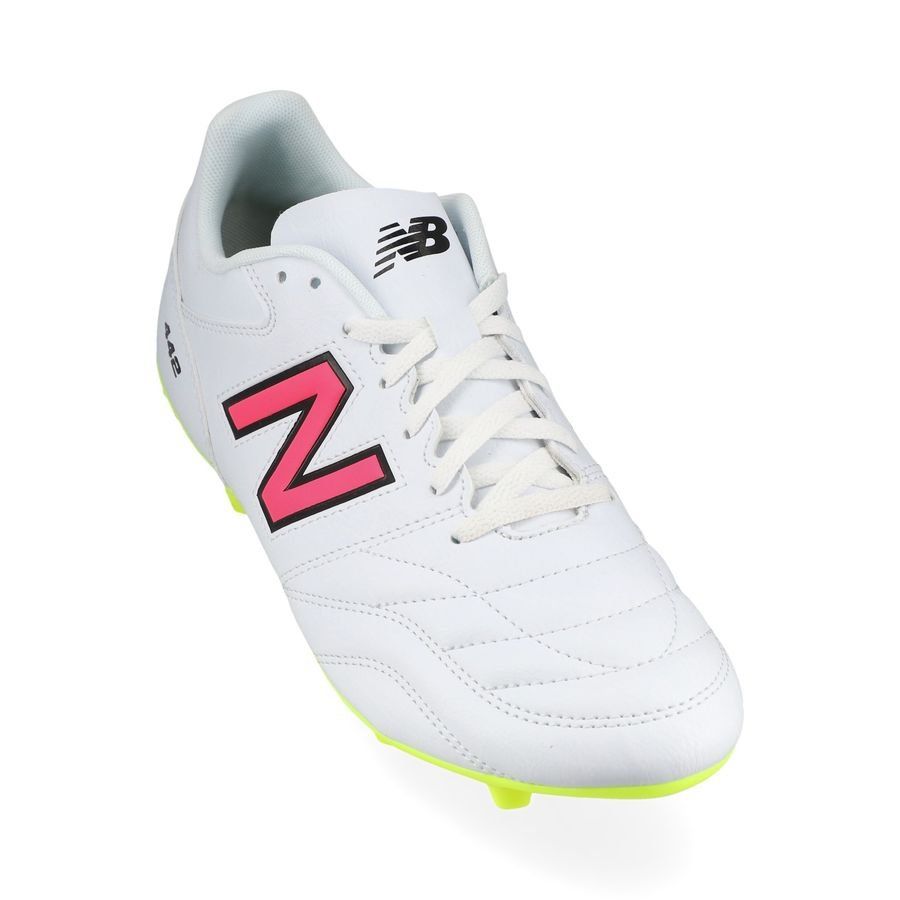 New Balance 442 2.0 Academy FG - Blanc/Violet/Jaune Fluo
