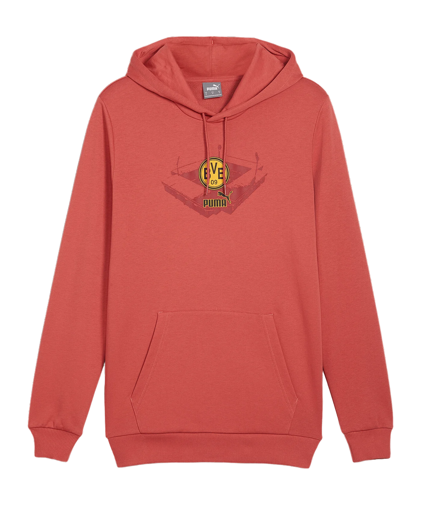 PUMA BVB Dortmund Ftbl ICONS Hoody Rot F04