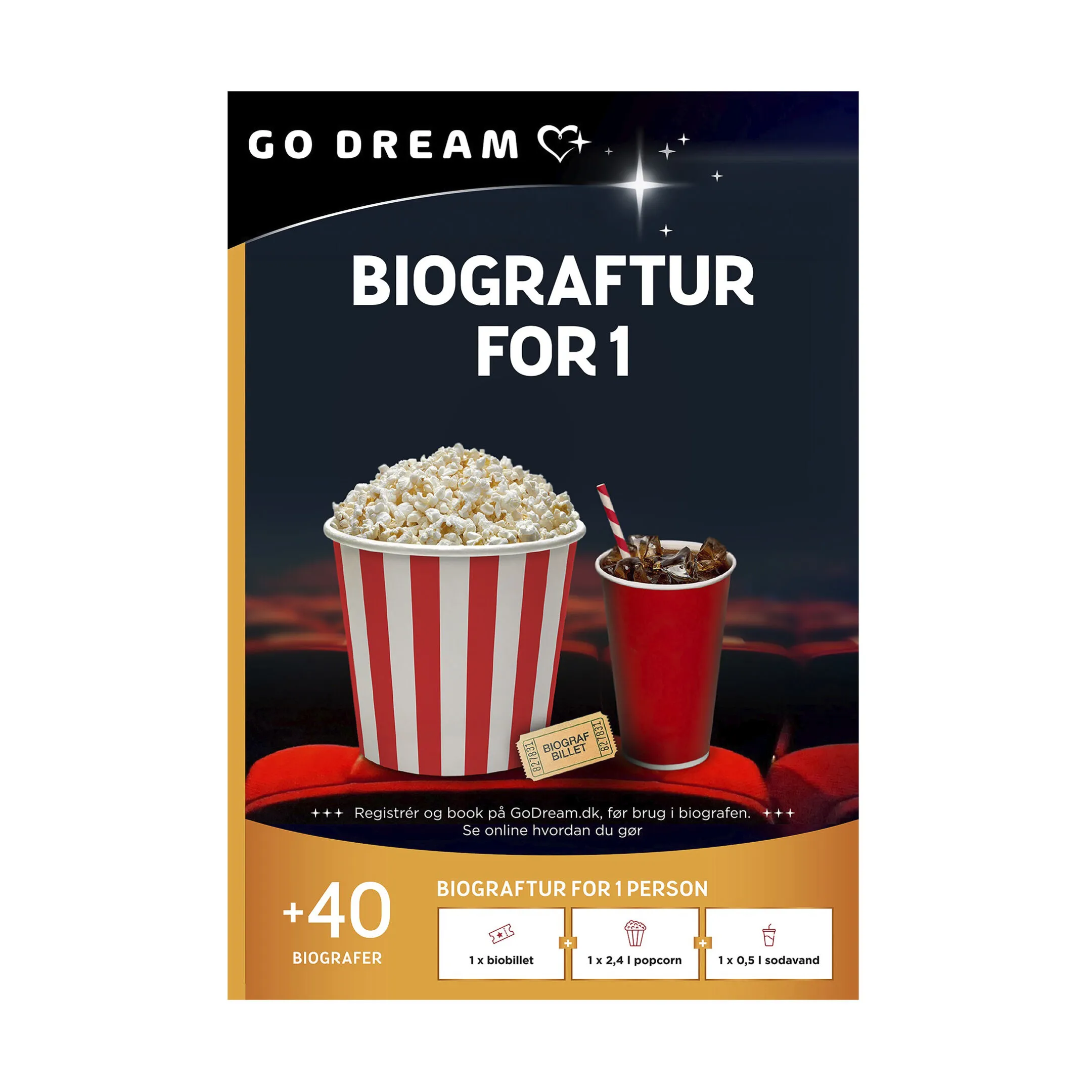 GO DREAM Gavekort - Biograftur