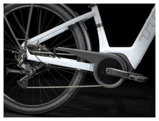 Vélo de Ville Électrique Trek Verve  2 Lowstep 400wh Shimano Cues 9V Gris Gen.3
