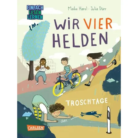 Carlsen Verlag Wir vier Helden: Froschtage