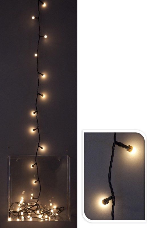 Kerstlampjes - Warm Wit - 21 Meter - 240 Leds - Geschikt Voor Buiten