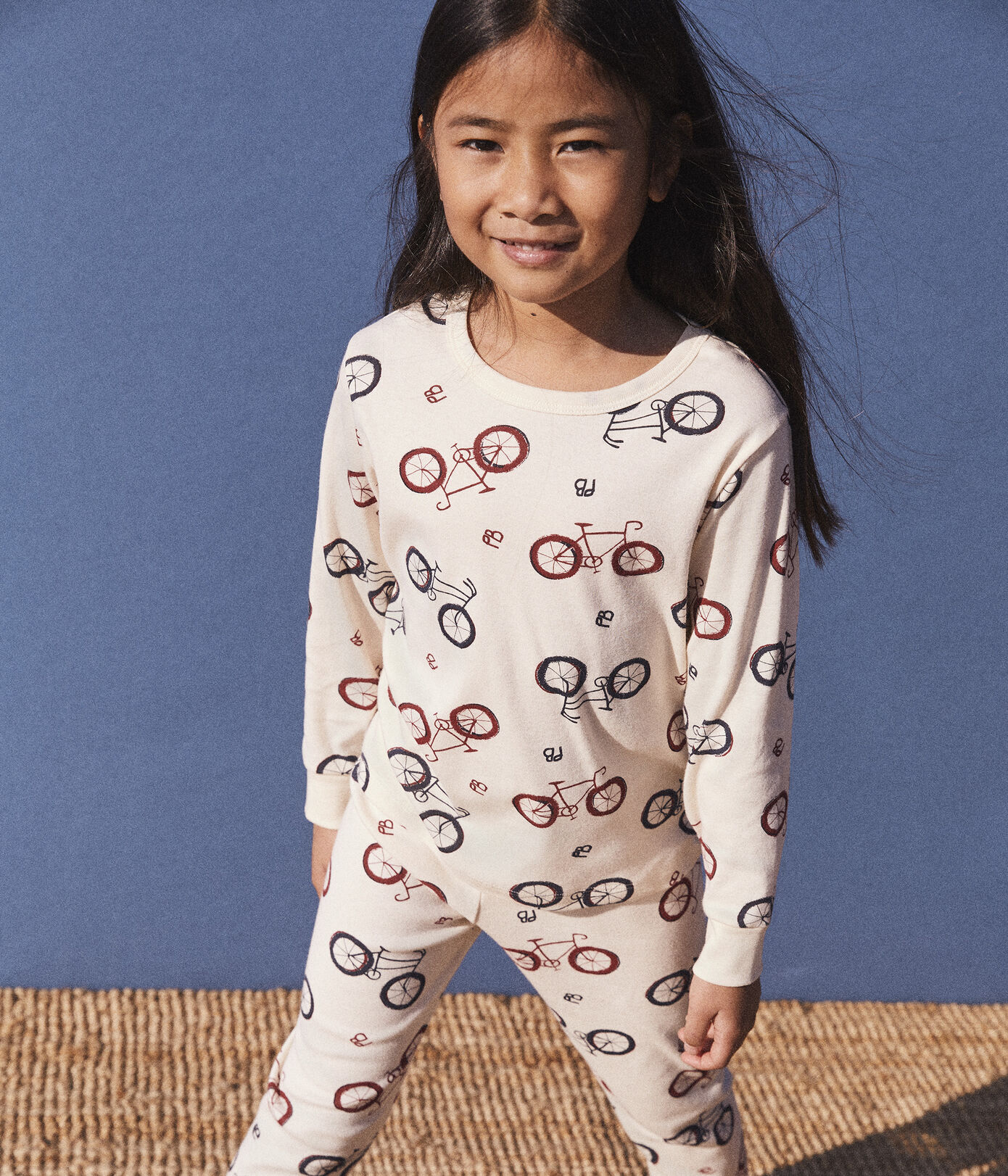 Pyjama vélo petite fille/petit garçon en coton