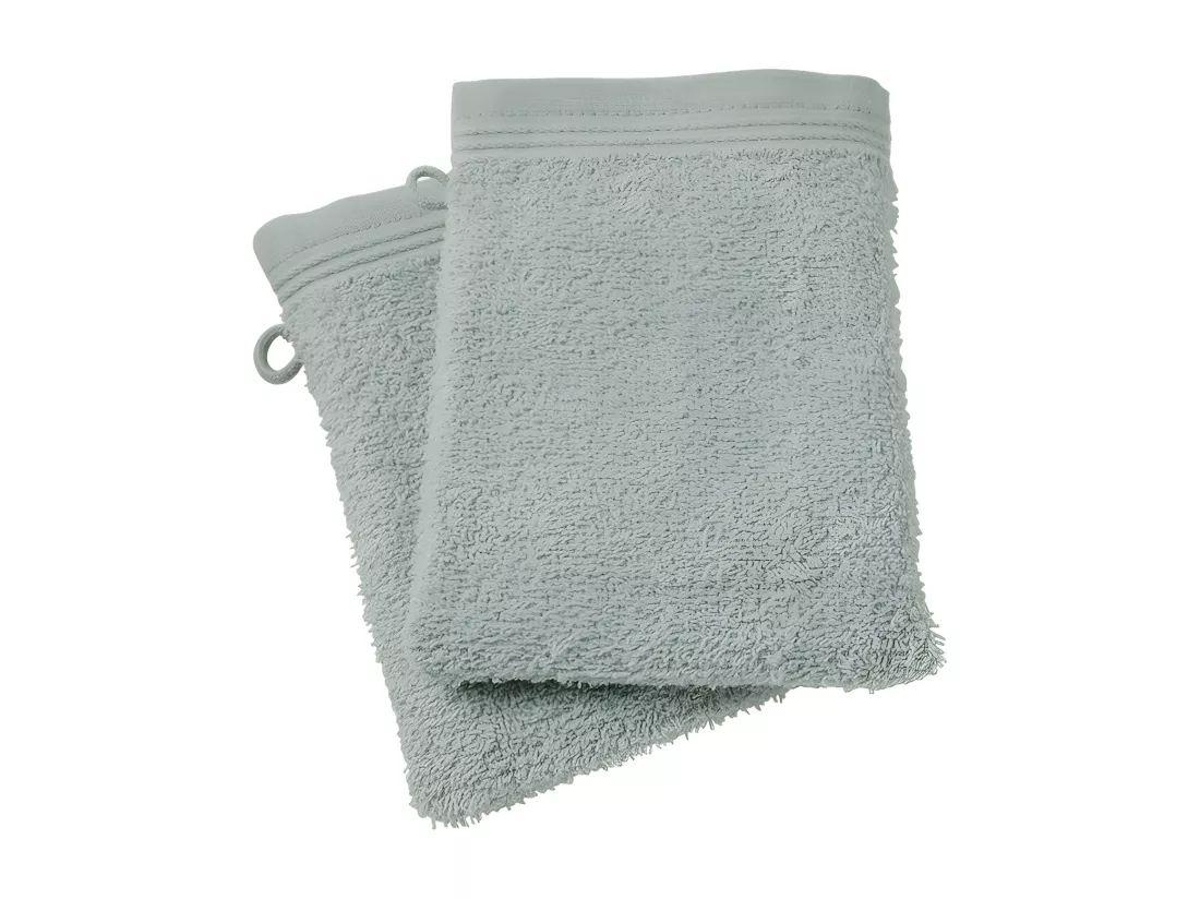 Lot de 2 gants de toilette 